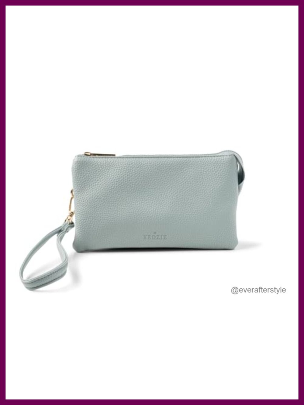 Vegan Leather Convertible Crossbody Wallet Wristlet